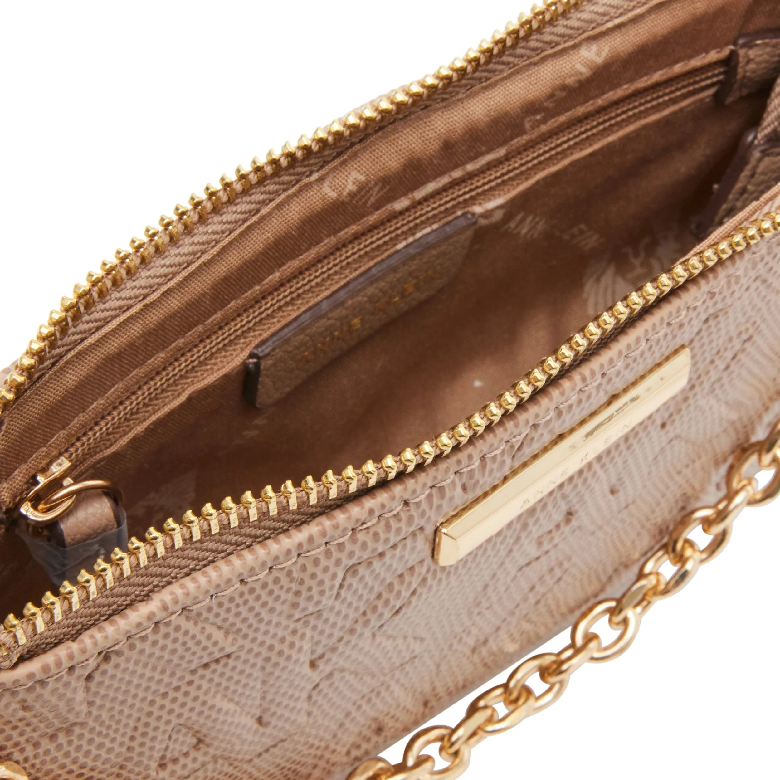 Anne Klein Chain Embossed Crossbody Handbag