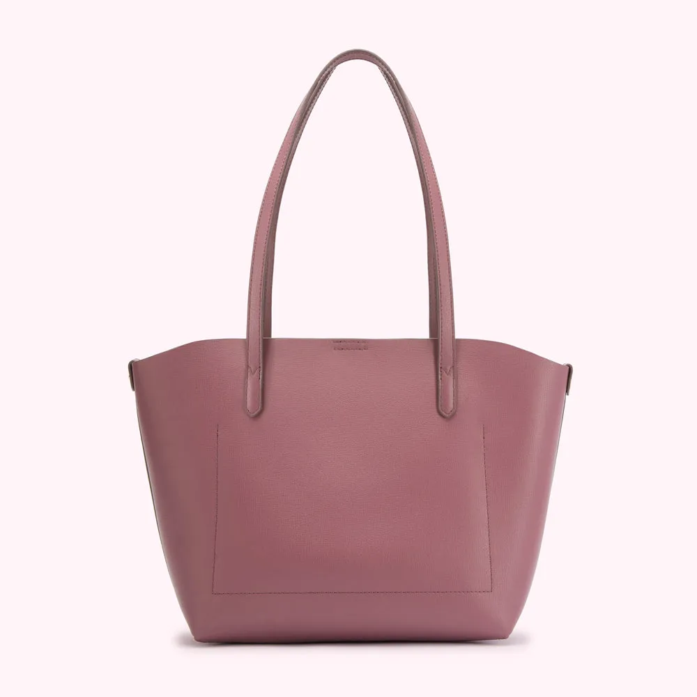 ASTER LEATHER SMALL IVY TOTE BAG