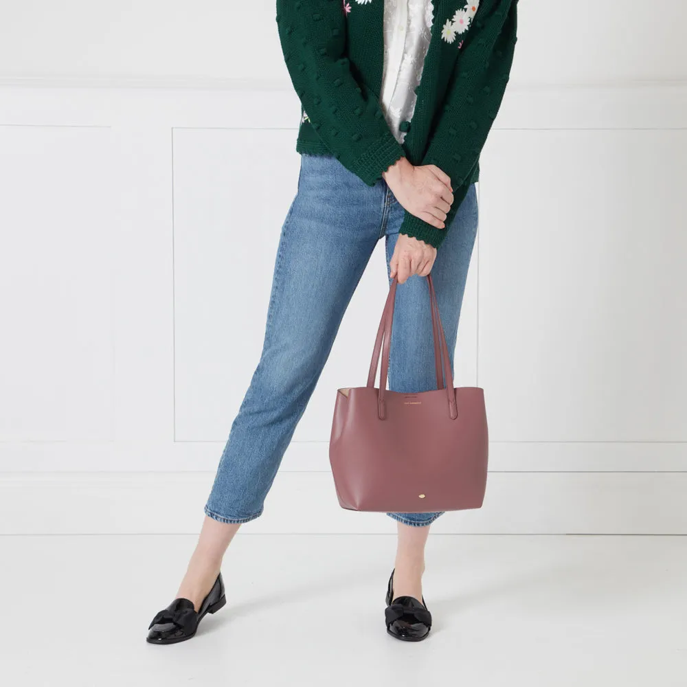 ASTER LEATHER SMALL IVY TOTE BAG