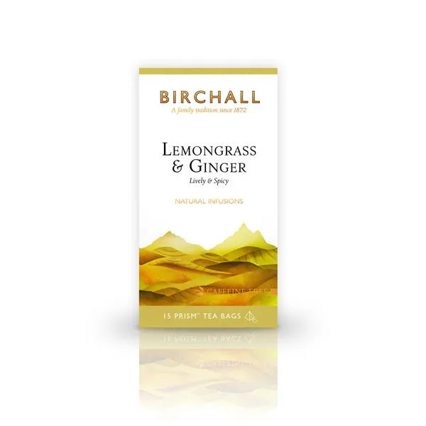 Birchall Lemongrass & Ginger Prism Tagged Tea