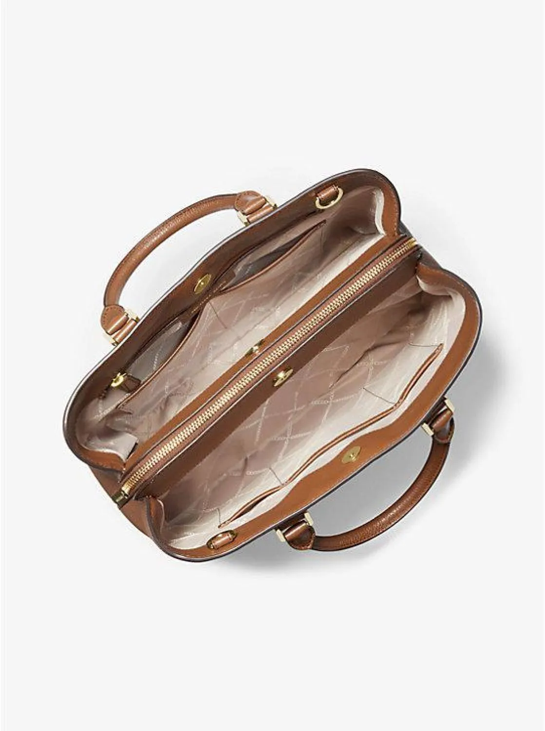 Camille Large Pebbled Leather Satchel