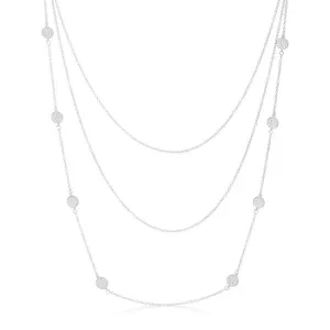 Carol Multi Chain CZ Layered Necklace