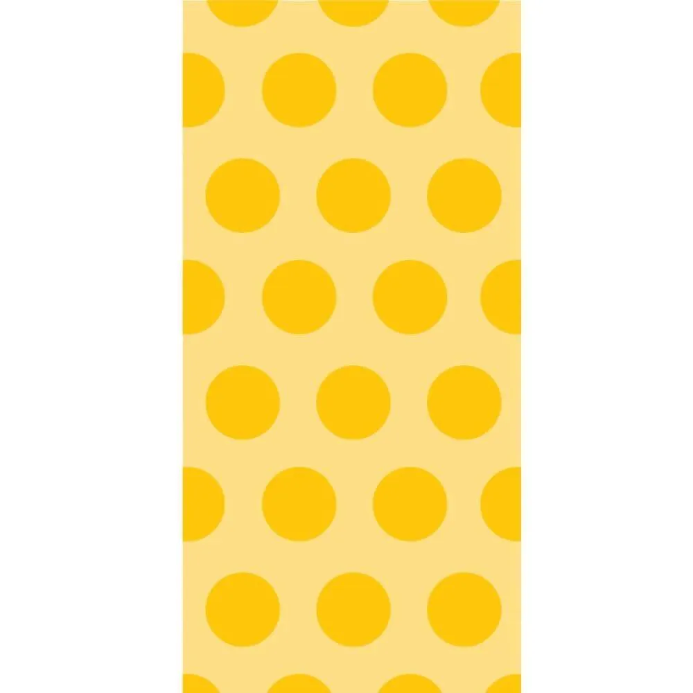 Cello Bag 20ct, School Bus Yellow Dots