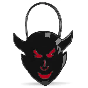 Demonia HB-112 Patent Devil Head Handbag