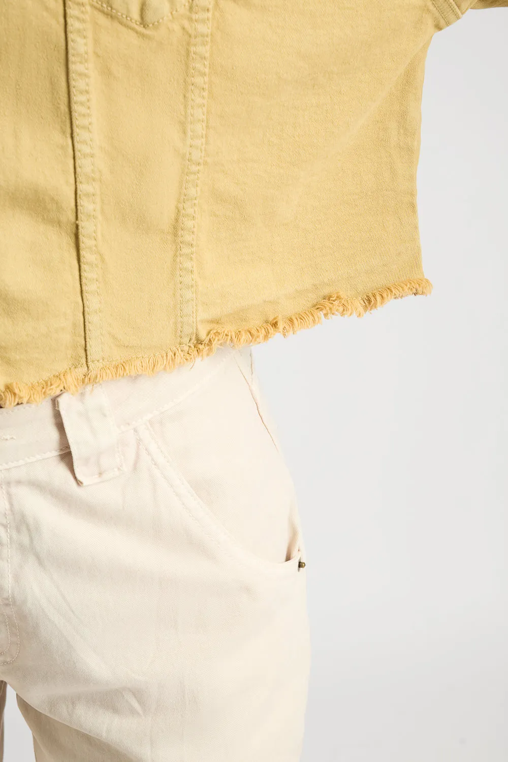Earthy Hem Denim Jacket