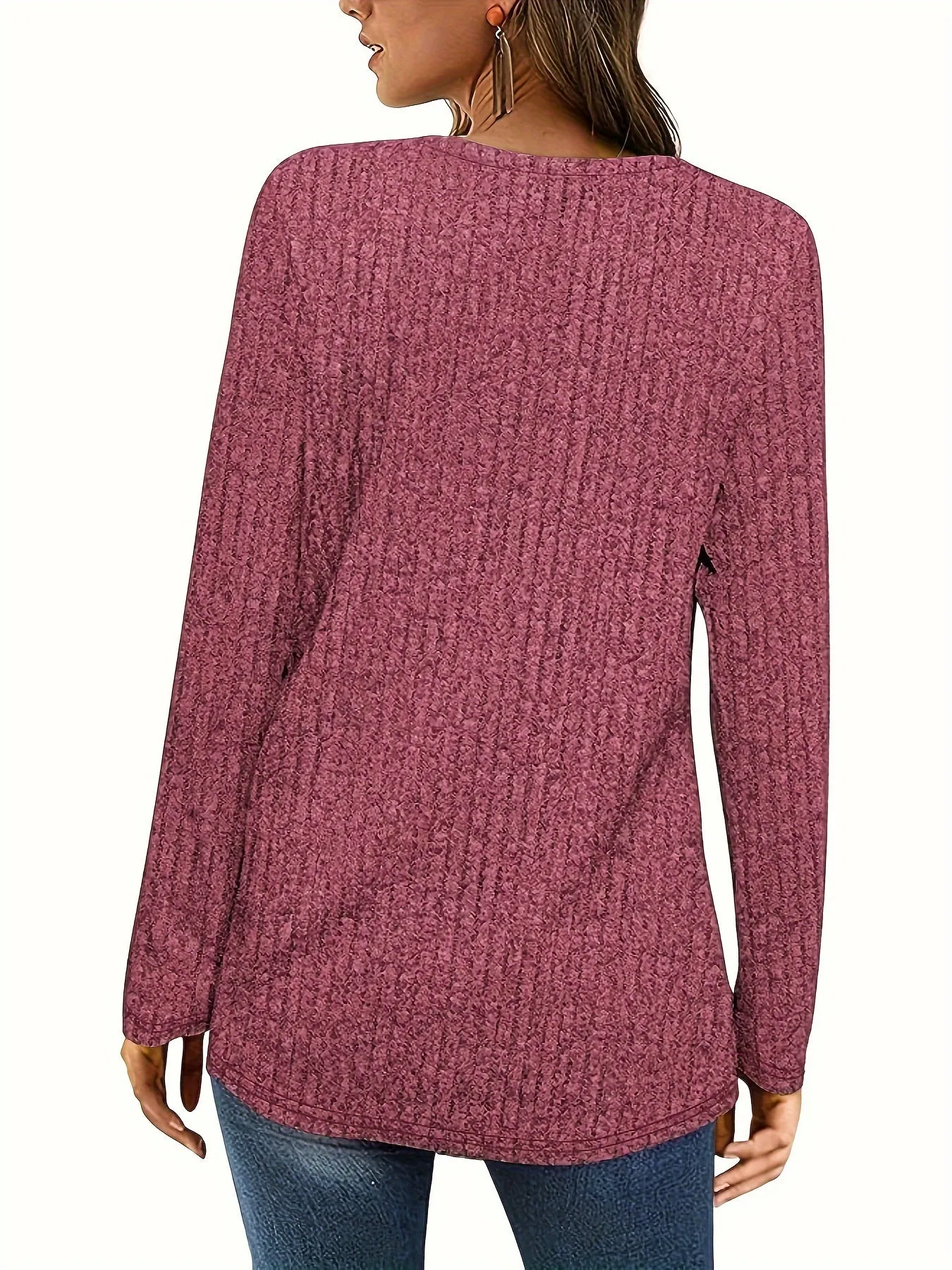 Elegant Square-Neck Striped Sweater - Comfortable, Durable & Easy-Care, Perfect for Spring to Fall