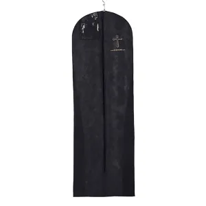 Eurotard 13CB Garment Bag with ID Pouch & Imprinted Gold Cross