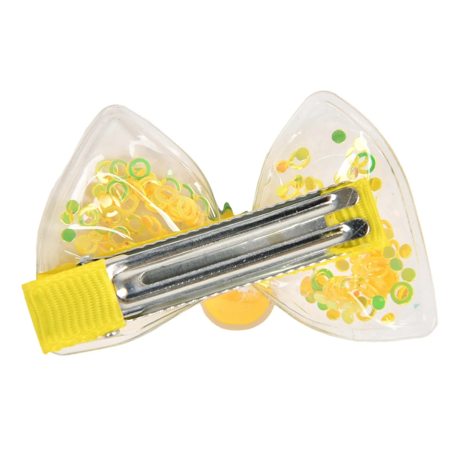 fruit pop hairpins - yellow pineapple