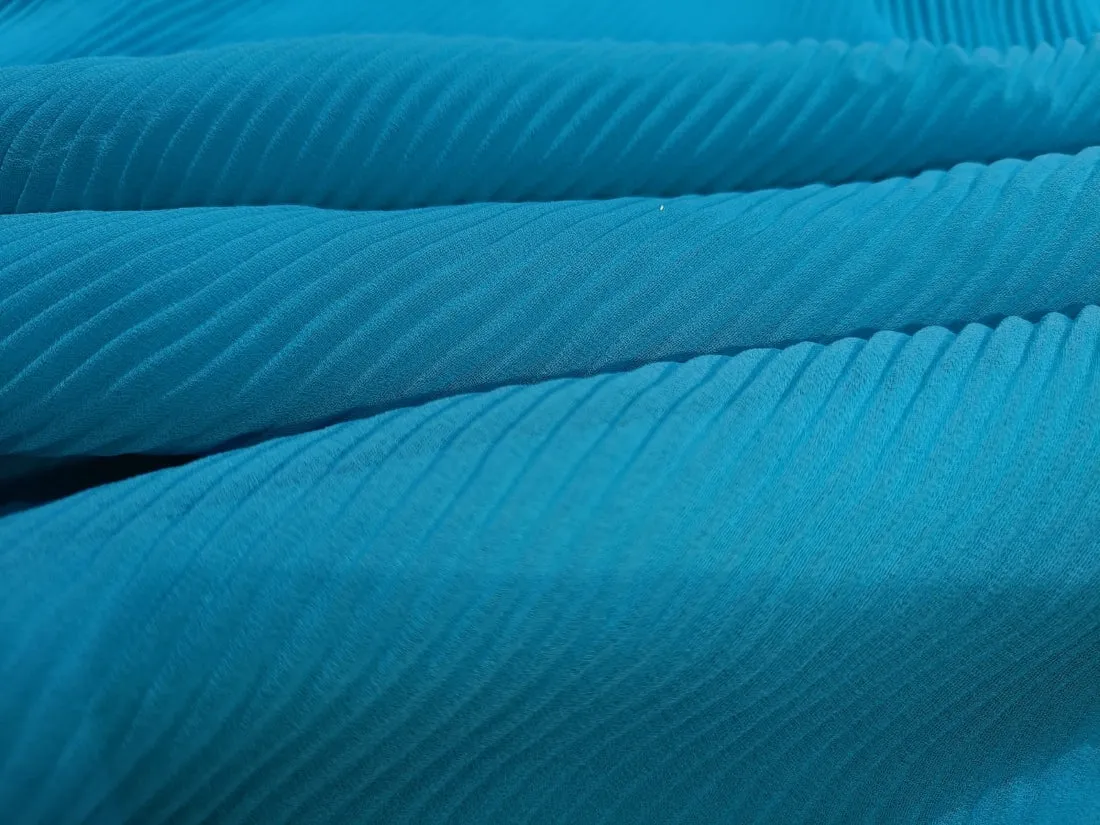 Georgette Pleated fabric 44"~wide