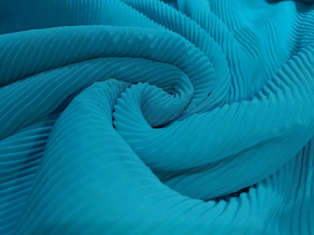 Georgette Pleated fabric 44"~wide