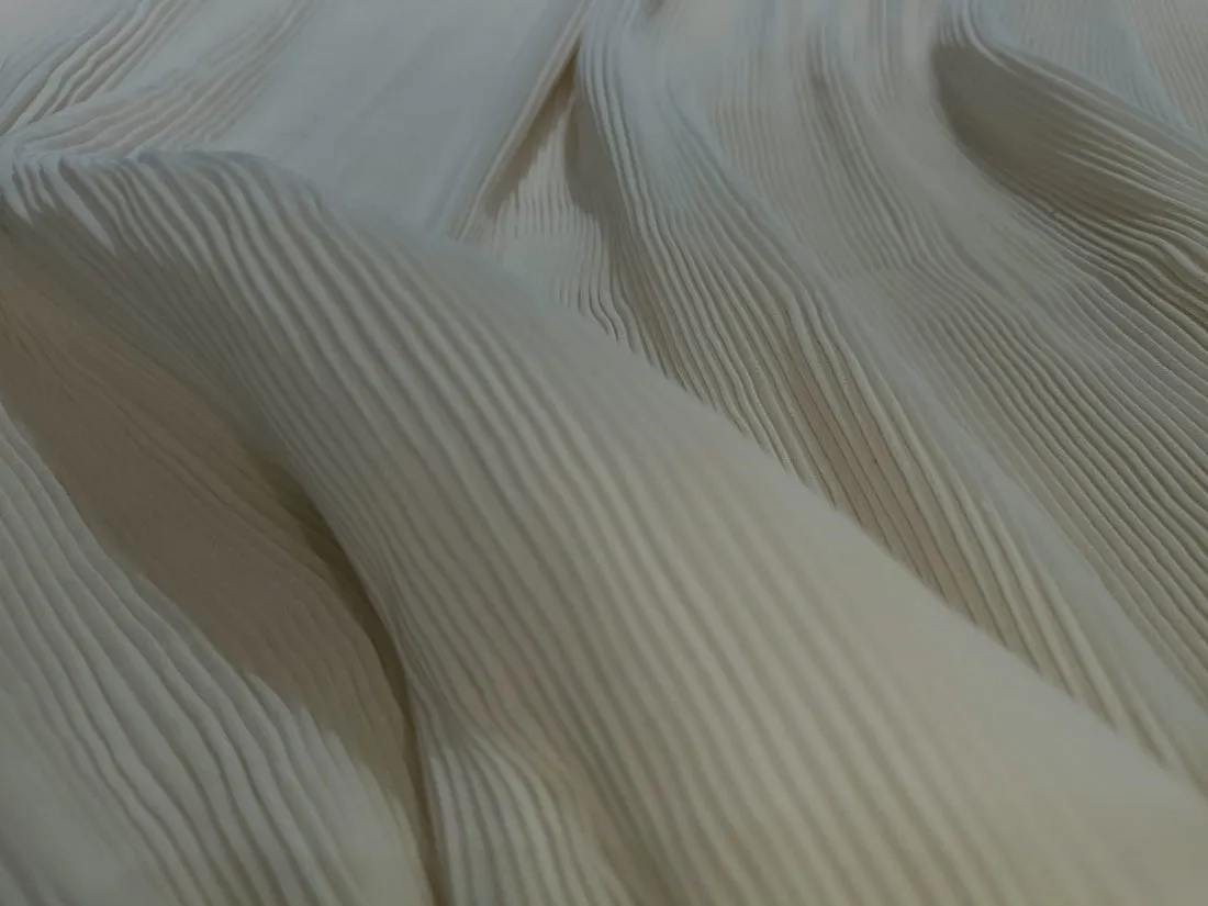 Georgette Pleated fabric 44"~wide