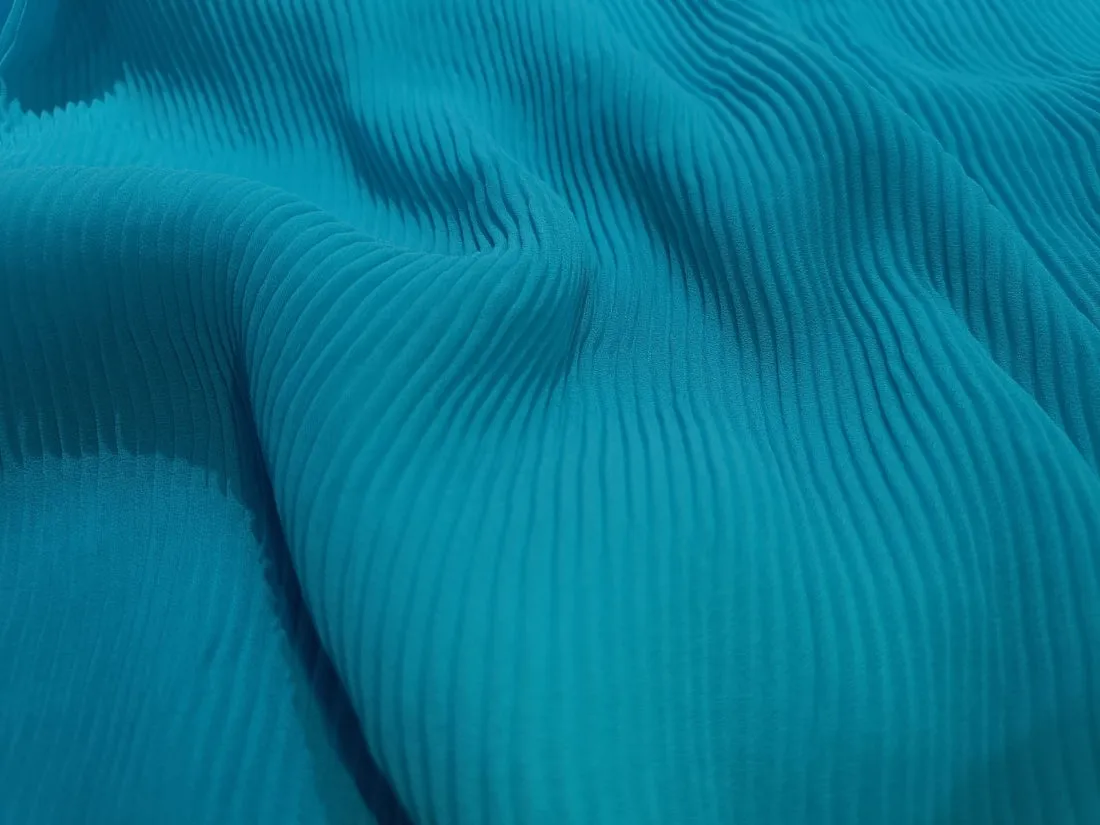 Georgette Pleated fabric 44"~wide