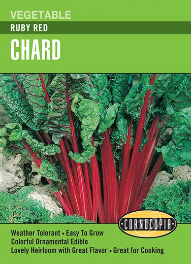Heirloom Swiss Chard Ruby Red
