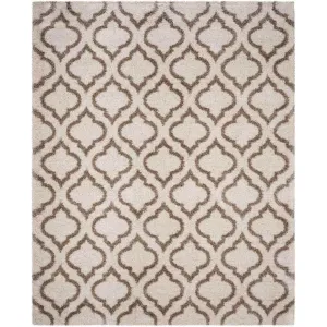 Hudson Shag Moroccan Ivory/Beige Area Rug