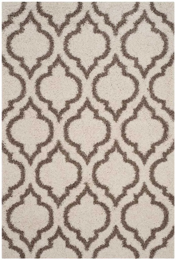 Hudson Shag Moroccan Ivory/Beige Area Rug