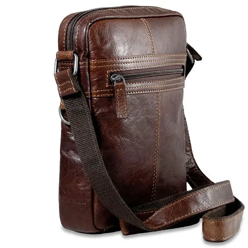 Jack Georges Voyager Slim Zippered Crossbody