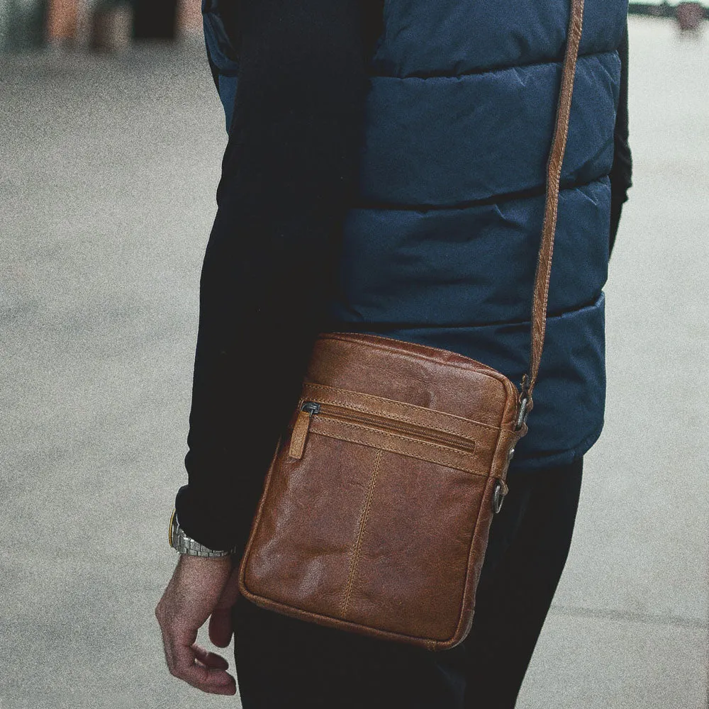 Jack Georges Voyager Slim Zippered Crossbody