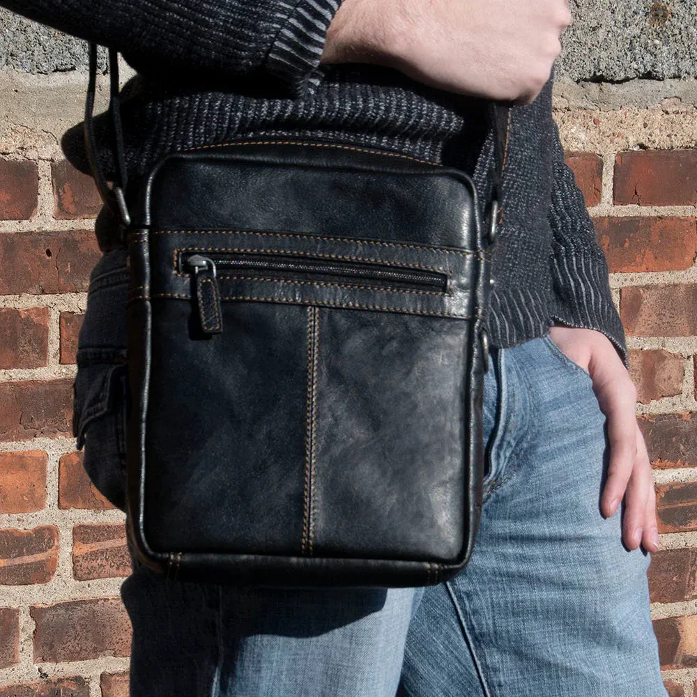 Jack Georges Voyager Slim Zippered Crossbody