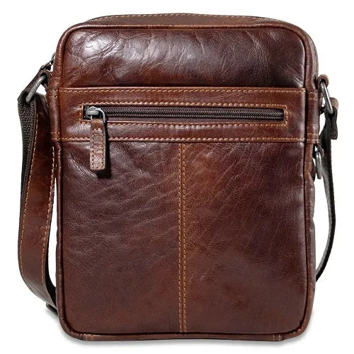 Jack Georges Voyager Slim Zippered Crossbody