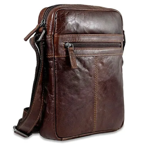 Jack Georges Voyager Slim Zippered Crossbody