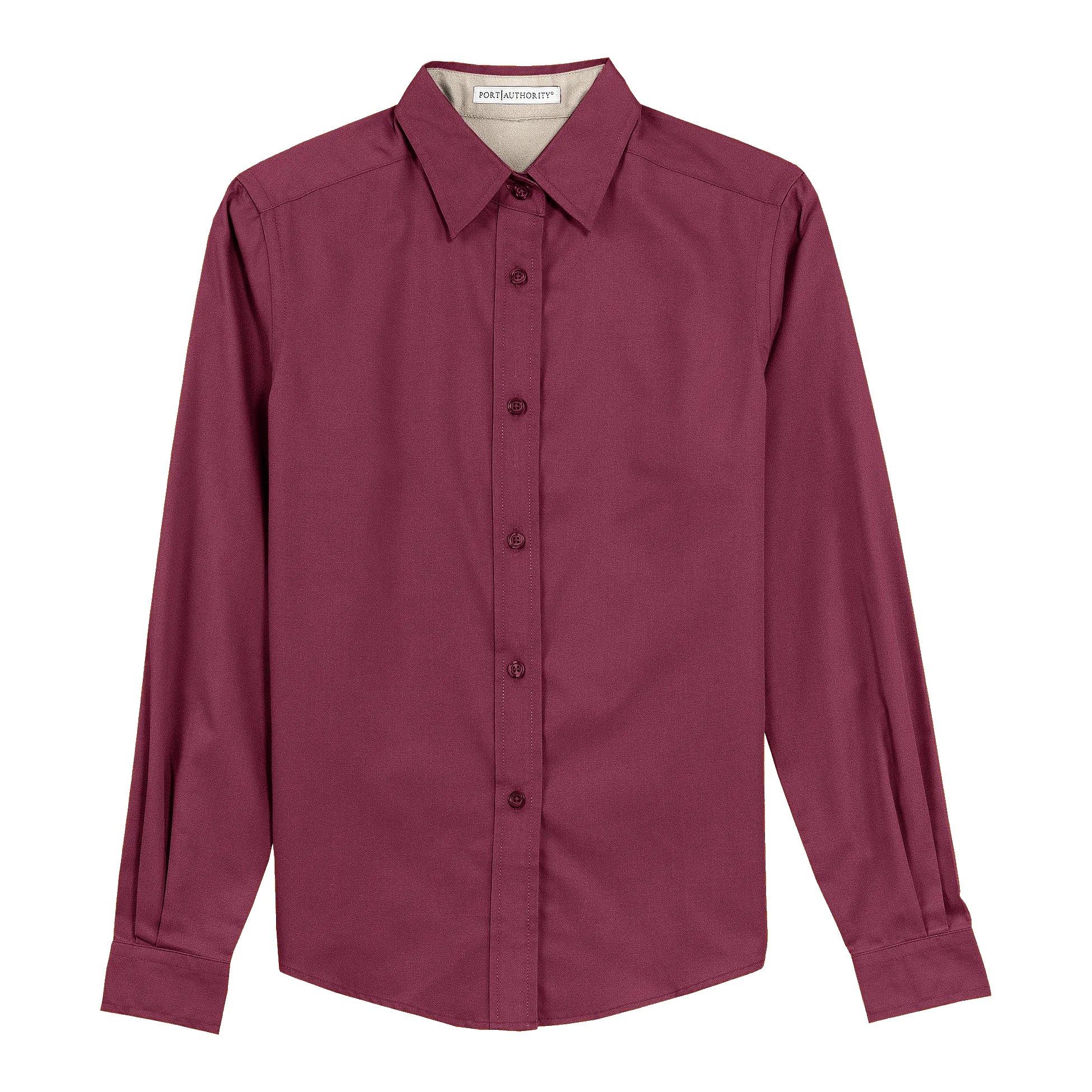 L608 Ladies Long Sleeve Easy Care Shirt