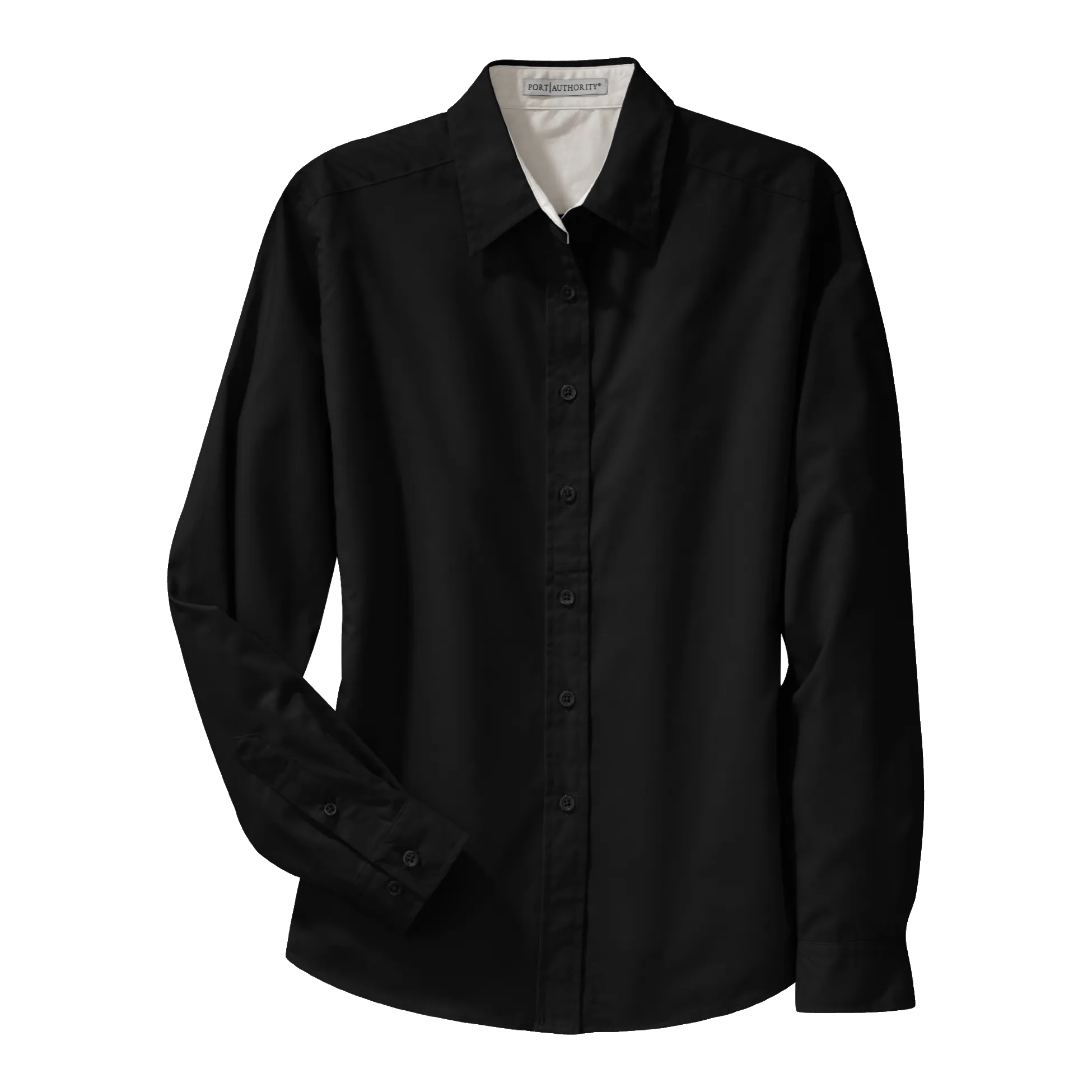 L608 Ladies Long Sleeve Easy Care Shirt