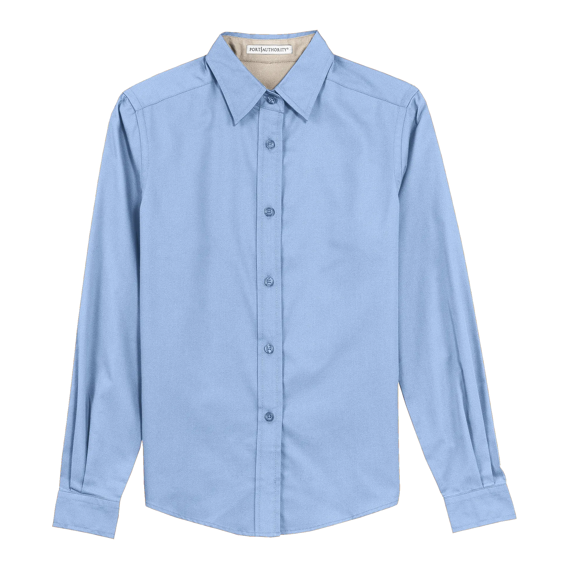 L608 Ladies Long Sleeve Easy Care Shirt