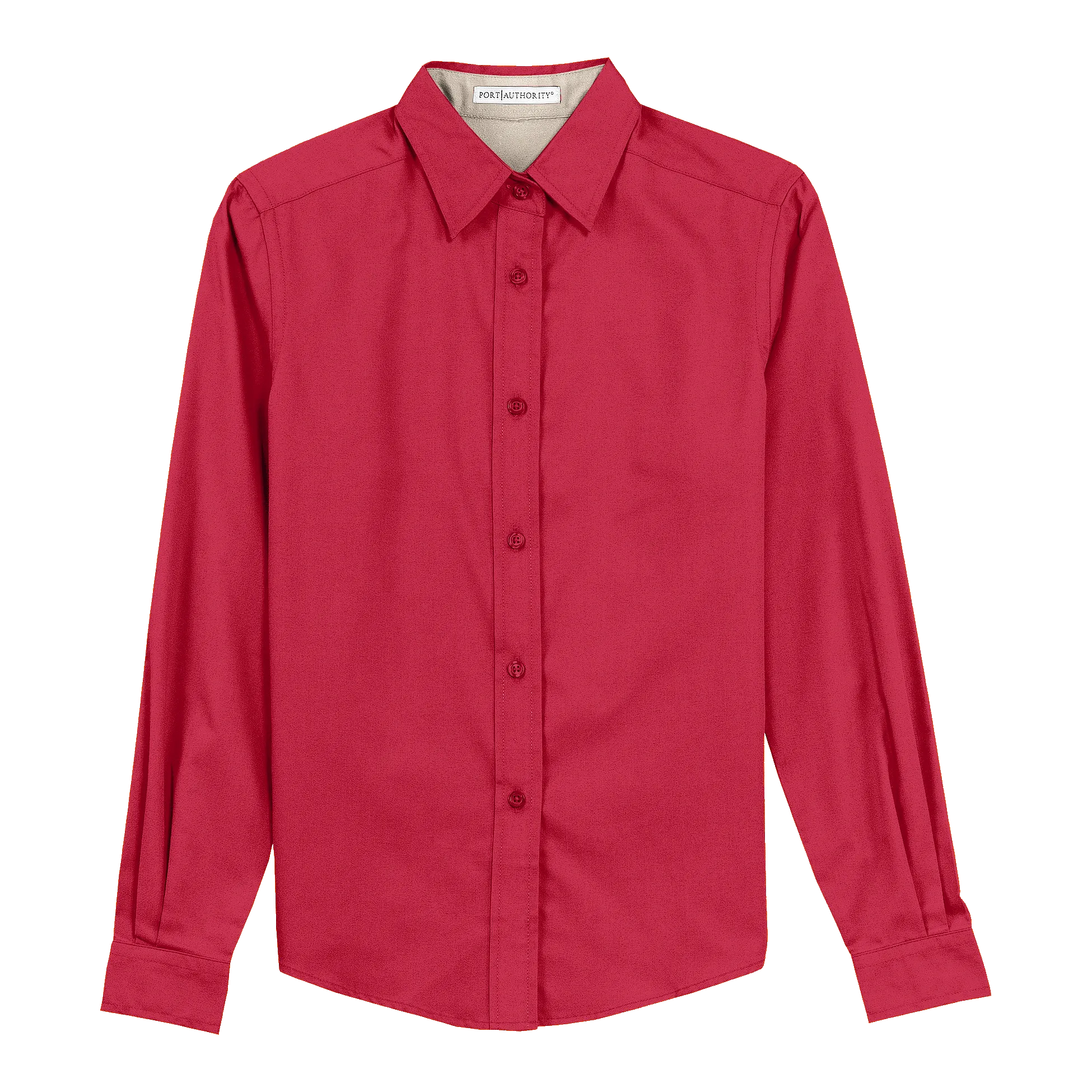 L608 Ladies Long Sleeve Easy Care Shirt