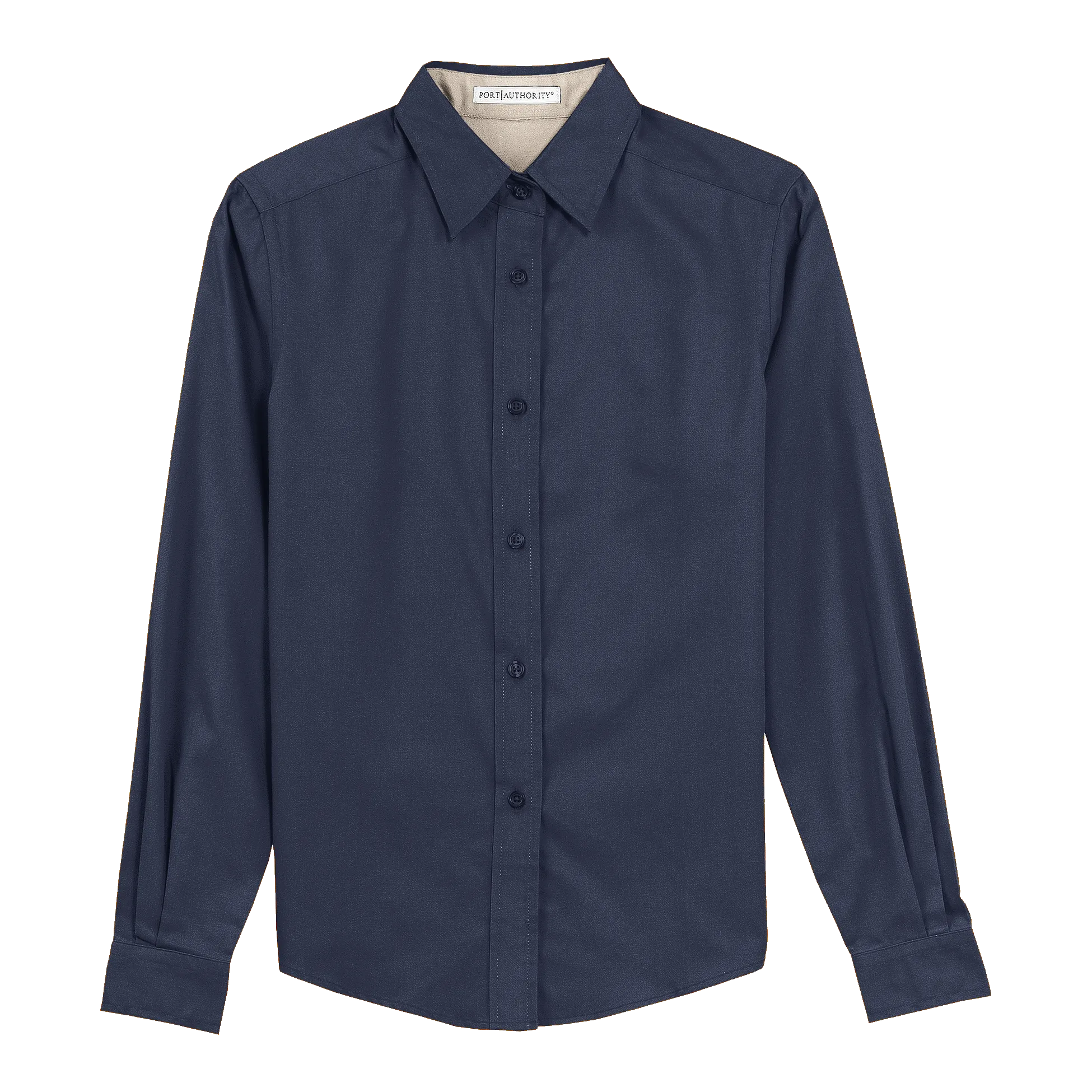 L608 Ladies Long Sleeve Easy Care Shirt