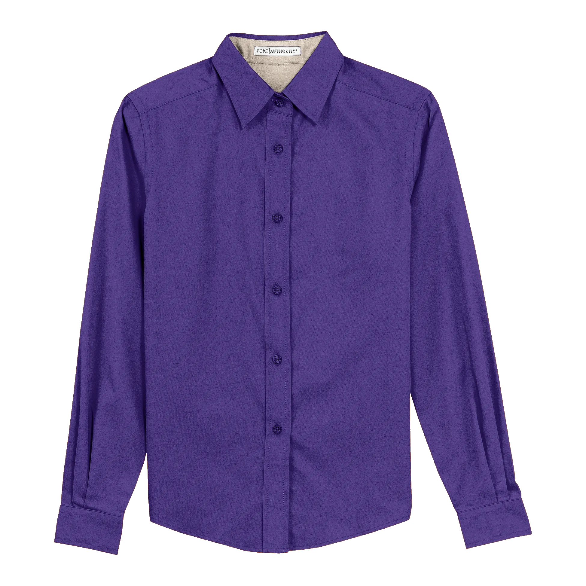 L608 Ladies Long Sleeve Easy Care Shirt