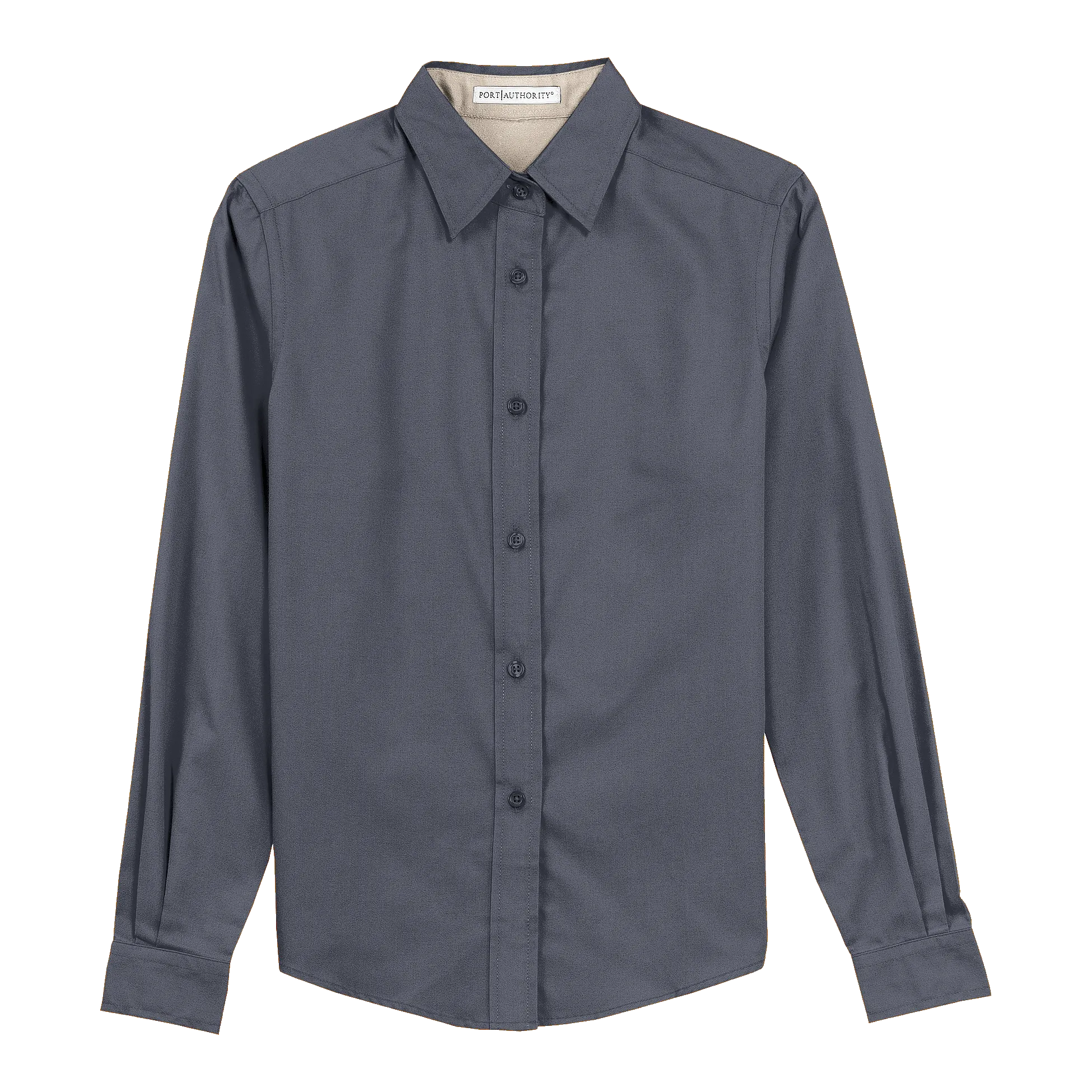 L608 Ladies Long Sleeve Easy Care Shirt