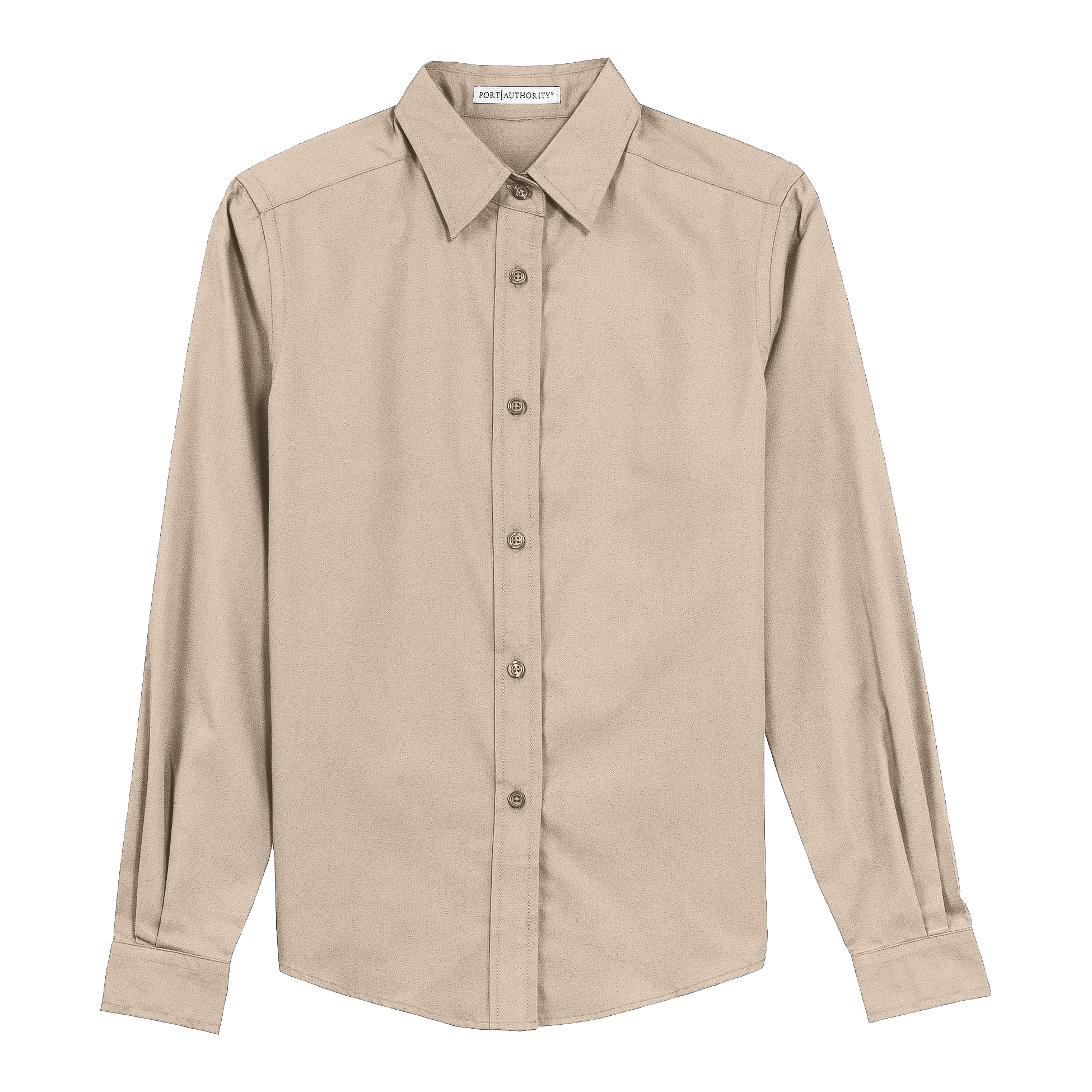 L608 Ladies Long Sleeve Easy Care Shirt