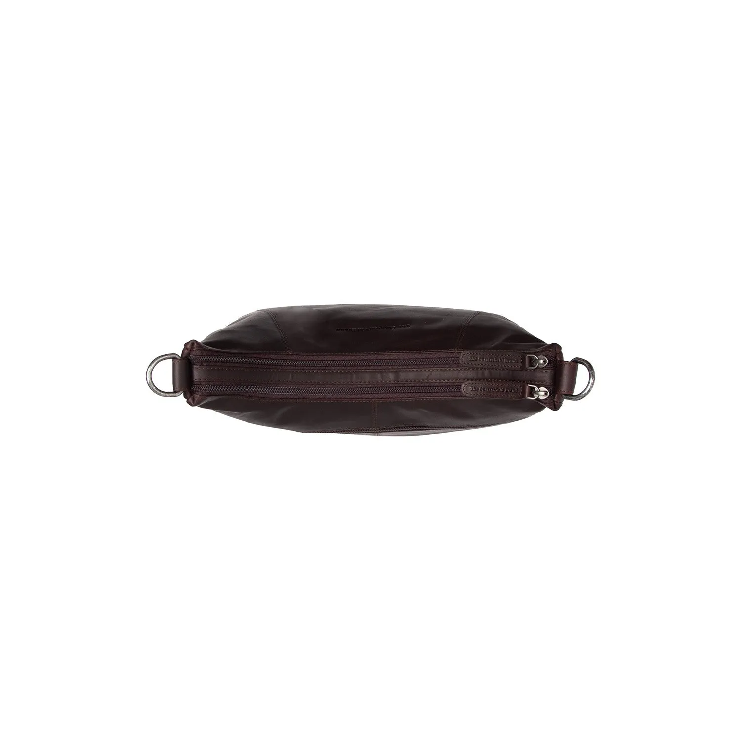 Leather Shoulder Bag Brown Marle