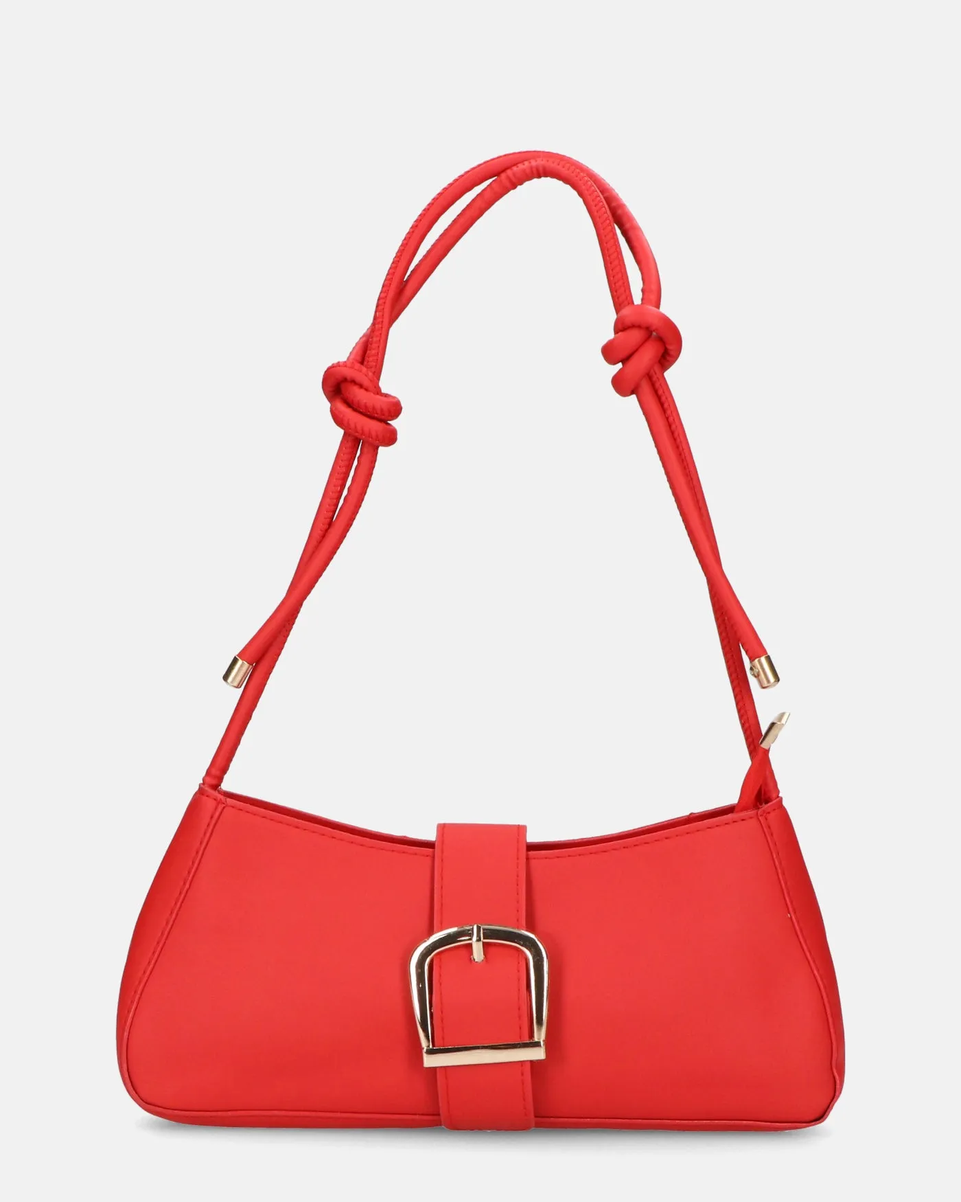 LUKA - borsetta rossa con chiusura magnetica e tracolla regolabile