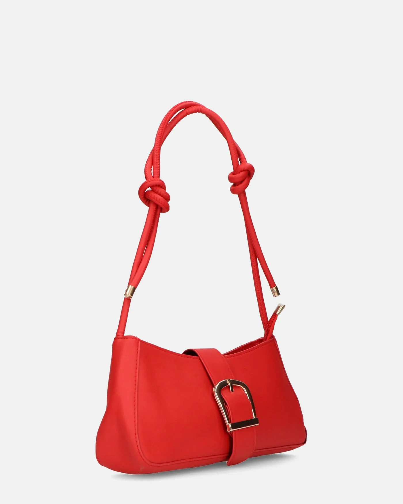 LUKA - borsetta rossa con chiusura magnetica e tracolla regolabile
