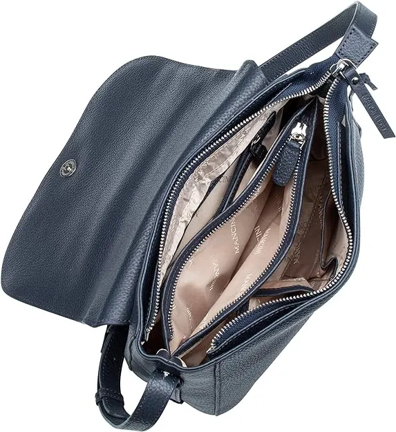 Mancini Pebbled Amy Crossbody bag