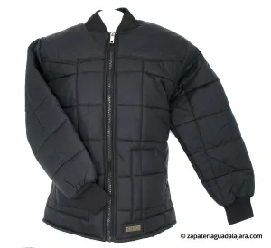 MEN POLYESTER VAQUERO JACKET BLACK