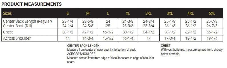 Men's Black Essential Polyester Vest