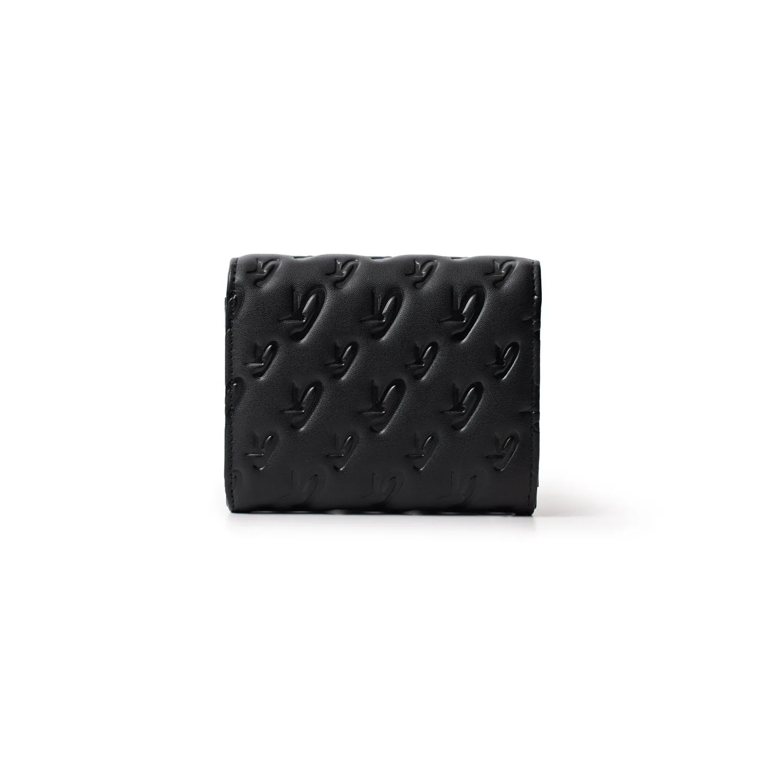 MONOGRAM GUNMETAL COMPACT WOC - BLACK