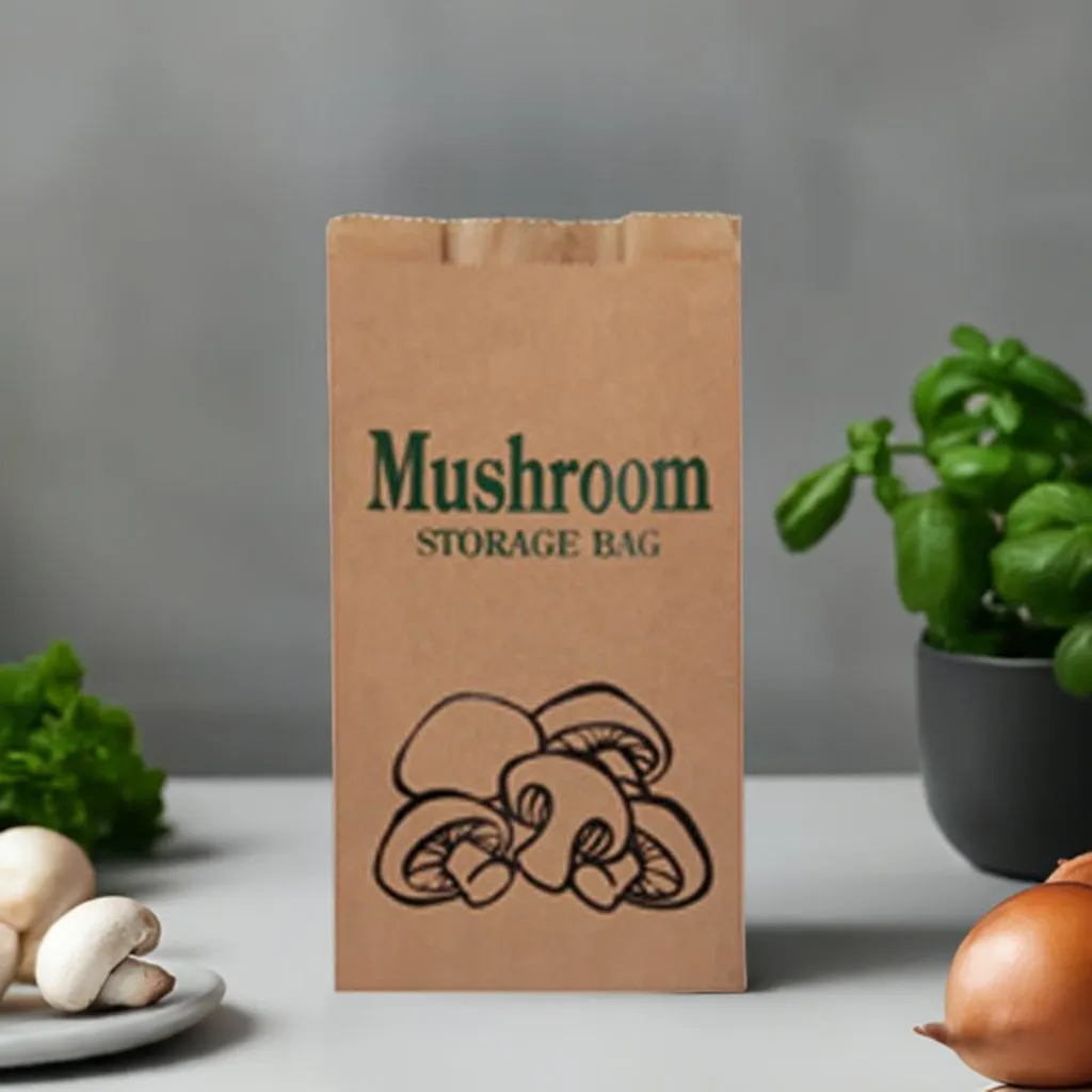 Mushroom Brown Paper Bags - 500 per pack