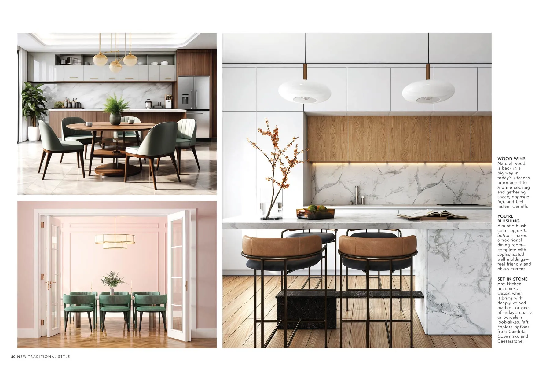 New Traditional Style - 100  Ideas For Luxury, Timeless Looks For Modern Living, Fresh Twists On Classic Beauty, Relaxed & Refined Spaces Inspired By Nature, Cozy Room With Contemporary Flairs & More!