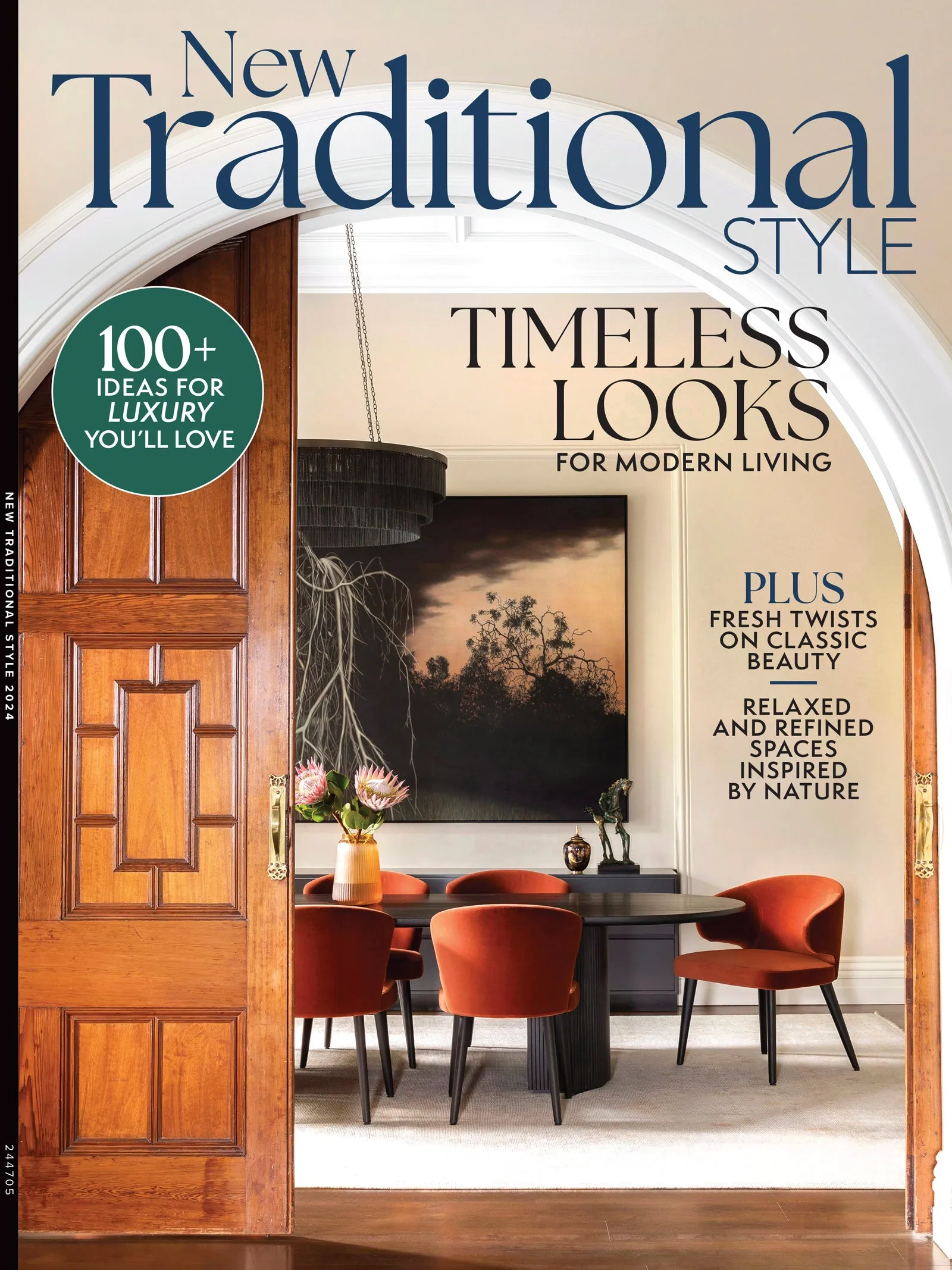 New Traditional Style - 100  Ideas For Luxury, Timeless Looks For Modern Living, Fresh Twists On Classic Beauty, Relaxed & Refined Spaces Inspired By Nature, Cozy Room With Contemporary Flairs & More!