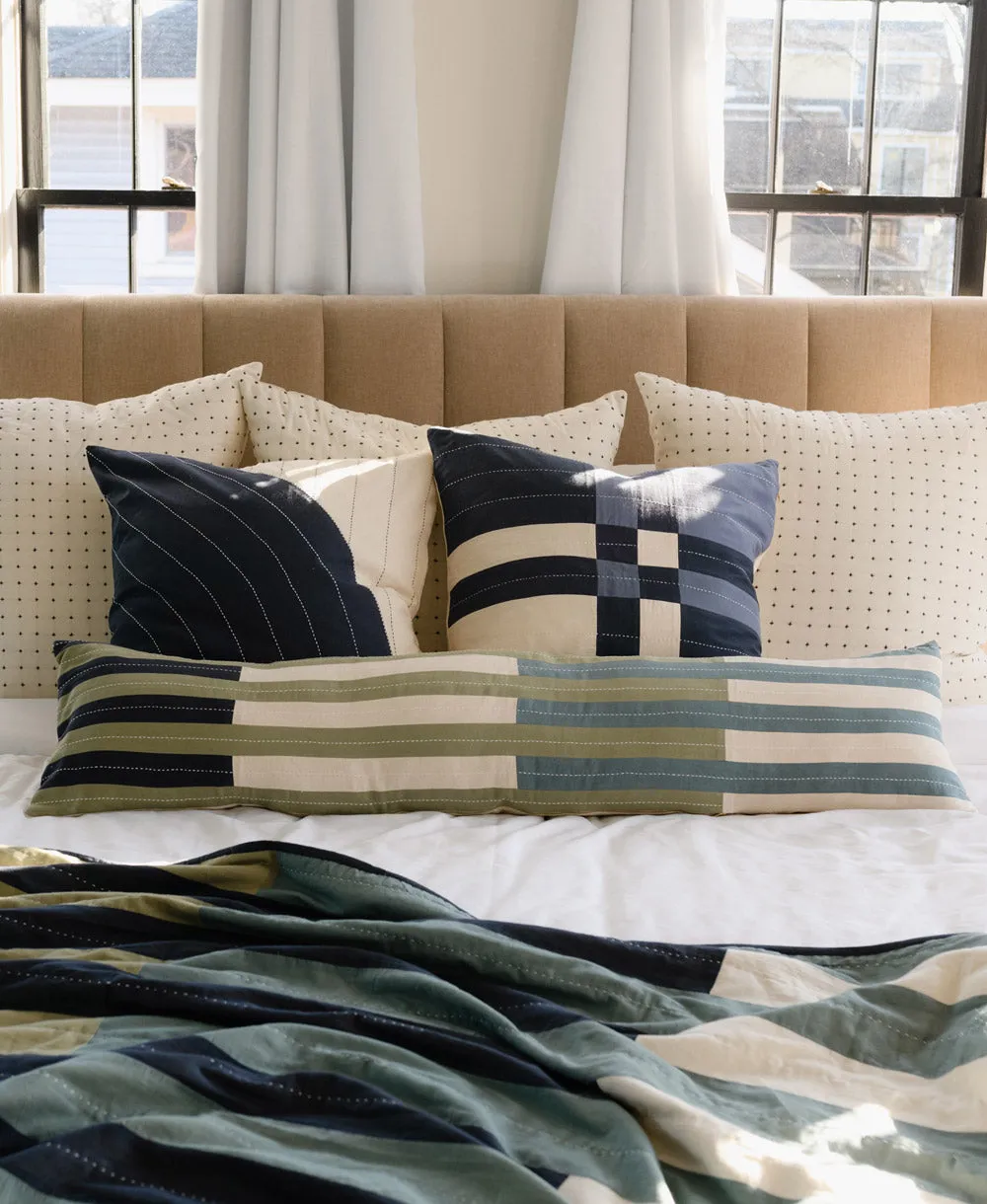 Offset Long Lumbar Pillow