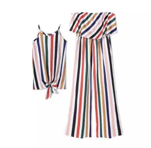 "Match in Style: GIRL Striped Outfit"