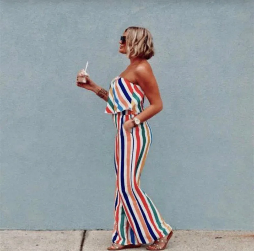 "Match in Style: GIRL Striped Outfit"