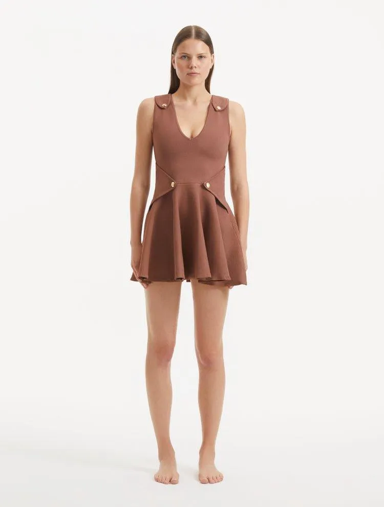 Rayan Brown Dress