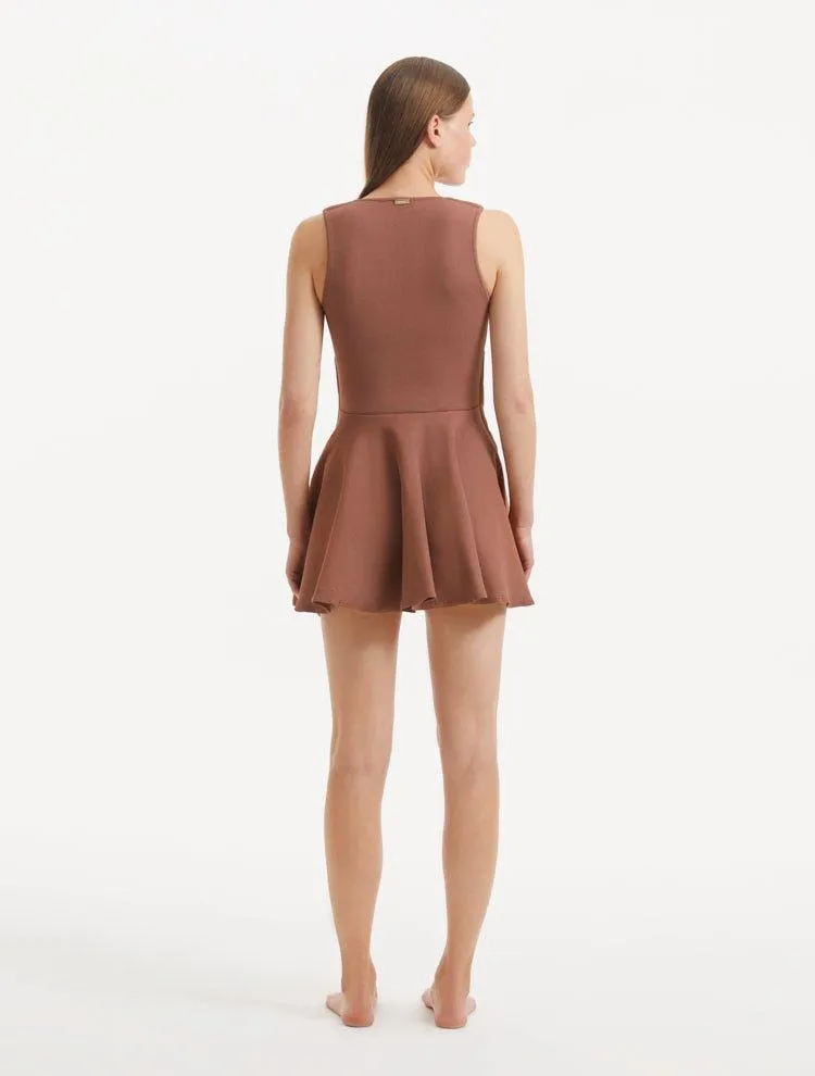 Rayan Brown Dress