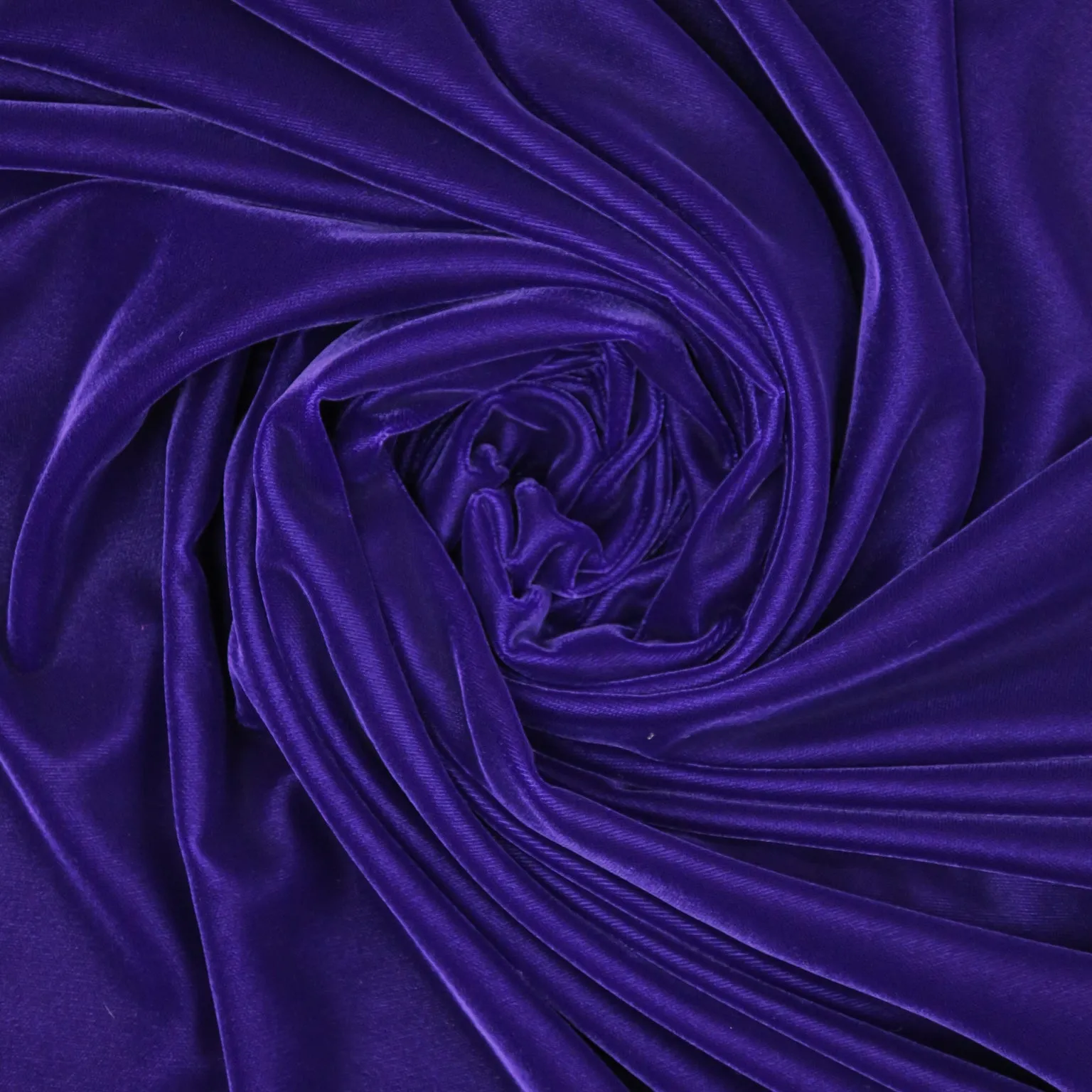 Regal Purple Solid Micro Velvet Fabric