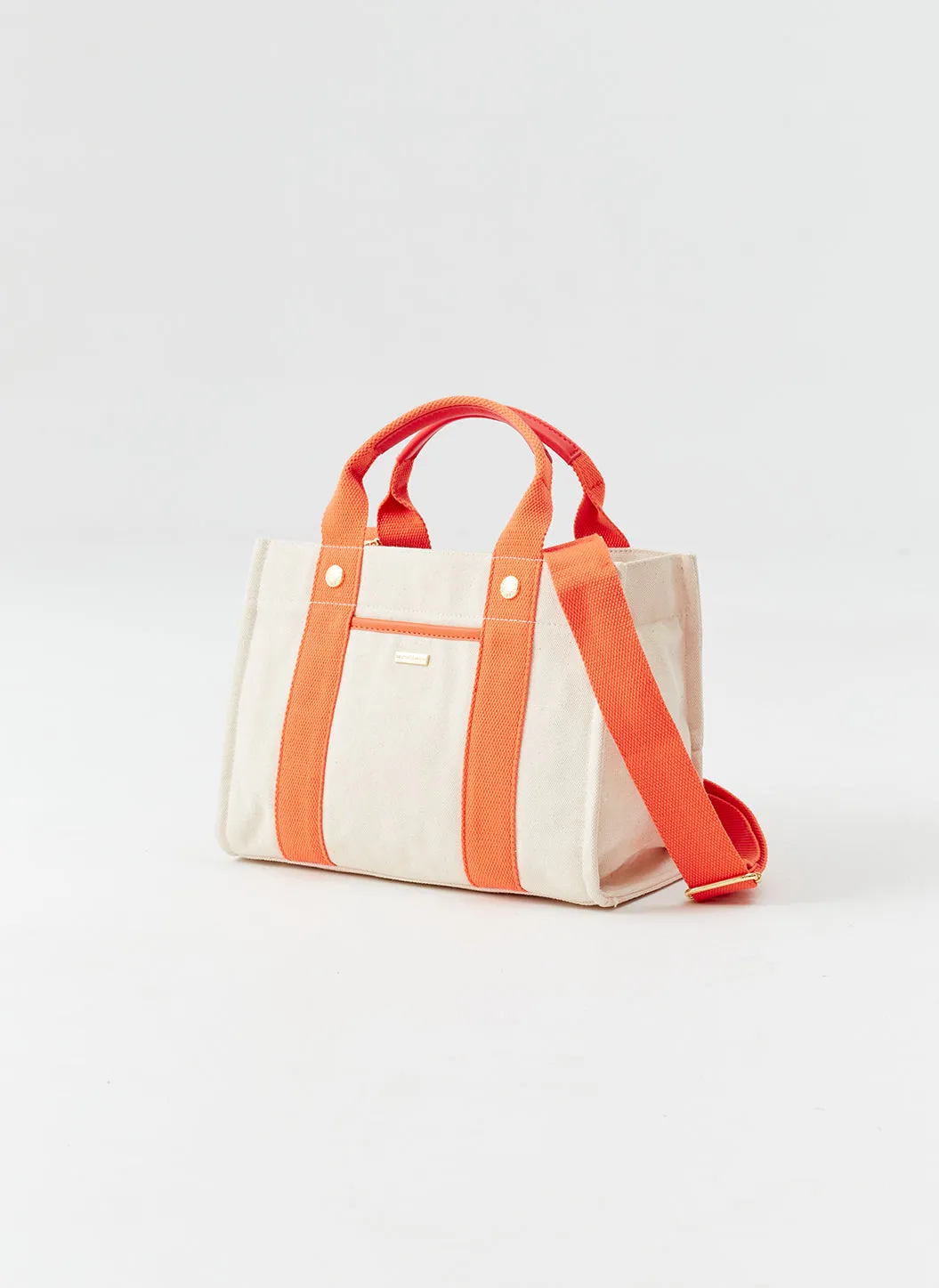 Rhodes Beige Orange Tote