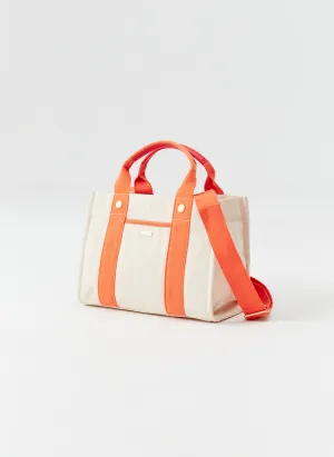 Rhodes Beige Orange Tote